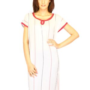 W Women Stripe White Kurtas