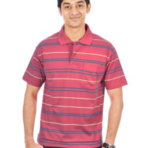 Classic Polo Men Ikon Red Polo Tshirts