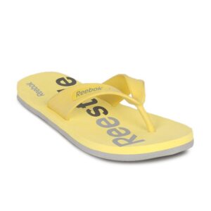 Reebok Men's Hanavi Yellow Flip Flop
