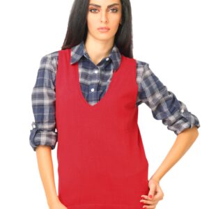 United Colors of Benetton Women Solid Red Sweater