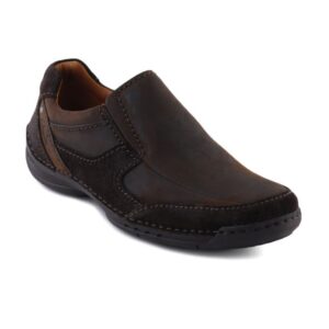 Clarks Men Dark Brown Un Rail Casual Shoes