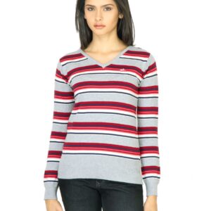 Wrangler Women Felt Grey Sweater