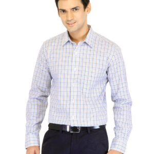 Black coffee Men Micheal White Slim Fit Shirt