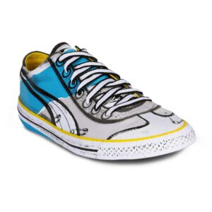 Puma Unisex Punk White Blue Shoe