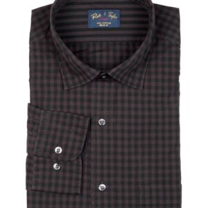 Reid & Taylor Men Check Brown Shirt