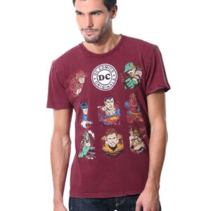 DC Comics Men Crew Red T-shirt