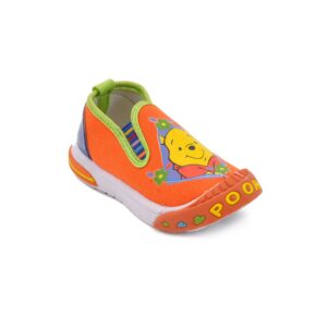 Disney Kids Girl Pooh Face Orange Casual Shoes