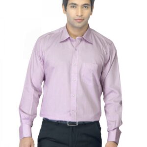 Genesis Men Check Lavender Shirt
