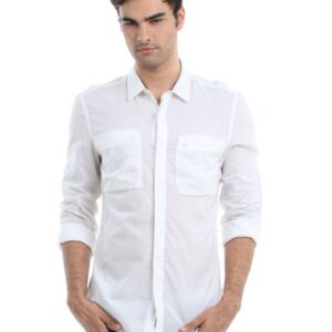 French Connection Men White Shirt