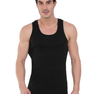 Jockey 24 x 7 Men Black Innerwear Vest 9922
