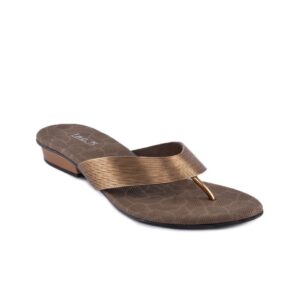 Inc. 5 Women Casual Bronze Flats