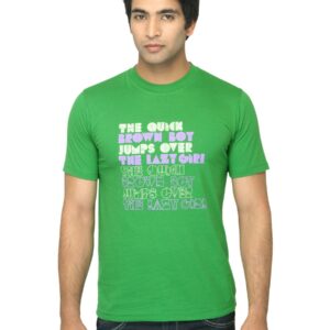 Mark Taylor Men Printed Green T-shirt