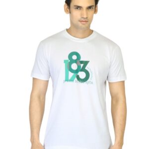Proline Men White Printed T-shirt