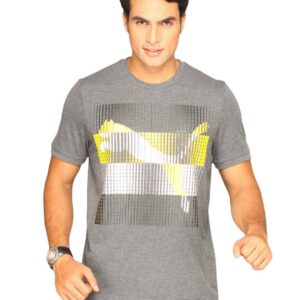 Puma Men's Summer Graphic Grey T-shirt