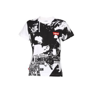 Levis Kids Boy's Dean White Black Kidswear