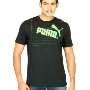 Puma Men Scribble Black Tshirts