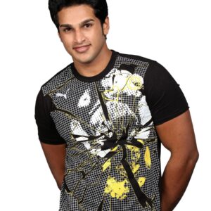 Puma Men's Football Smash Graphic Black T-shirt
