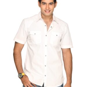 s.Oliver Men White Shirt