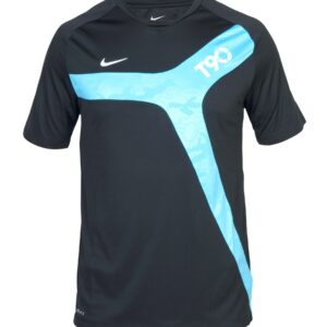 Nike Men's Black Blue T-shirt