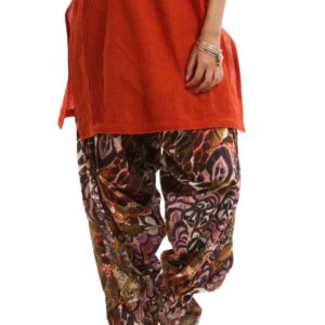 Shree Women Brown & Black Patiala
