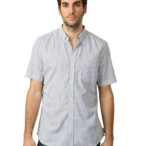 French Connection Men White & Black Shirt