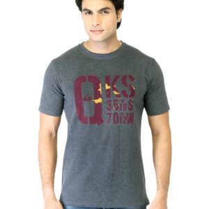 Quiksilver Men Grey Printed T-shirt