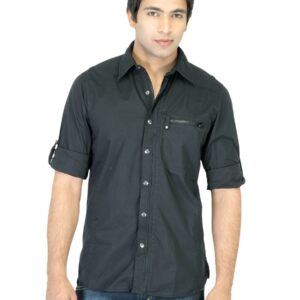 Indigo Nation Men Black Shirt