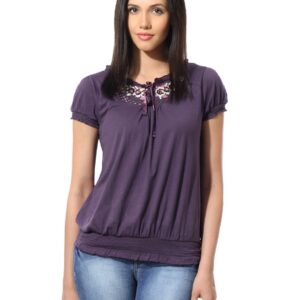Lee Women Chrome Purple Top