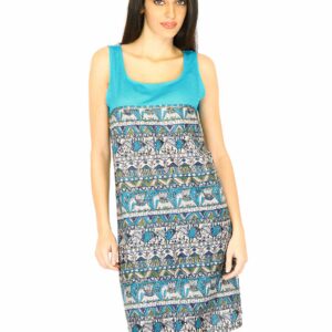 W Women Printed Blue Kurtas