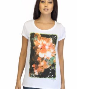 Wrangler Women Printed White T-shirt