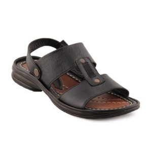 Franco Leone Men Casual Black Sandals
