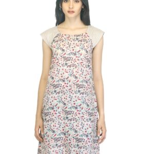 W Women Printed Beige Kurta