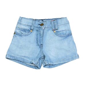 Doodle Girl Hot  Ice Wash Blue Shorts