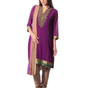 Aneri Women Gypsy Rose Purple Salwar Suit