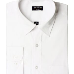 Arrow Men Solid White Shirts