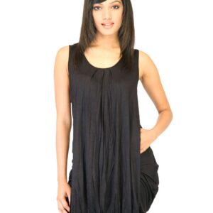 AND Women Solid Black Tops