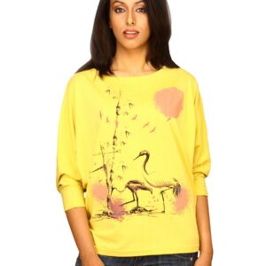 DUSG Women Crane Bamboo Top
