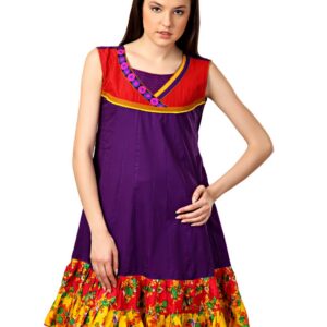 Span Women Purple Kurta