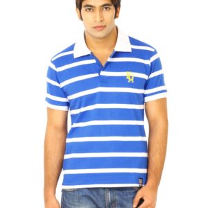 Flying Machine Men Blue Polo Tshirts