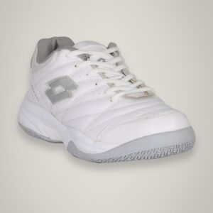 Lotto Men Court Logo White-Silver Shoe