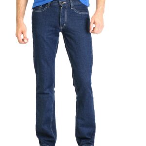 Locomotive Men Washed Blue Jeans