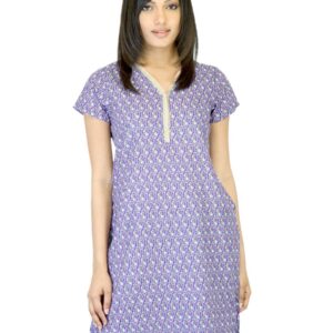 Vishudh Women Purple Printed Kurta