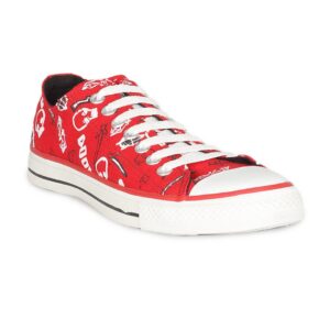Converse Unisex Skull Print Ox Red Shoe