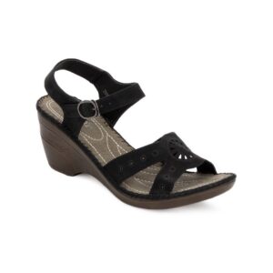 Cobblerz Women Black Sandals