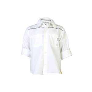 Gini and Jony Kids Boys Printed White Tshirts