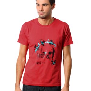Myntra Men Search And Destroy Red T-shirt