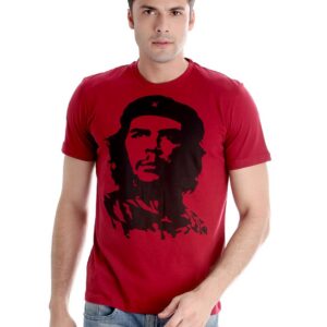Che Guevara Men Printed Red T-shirt