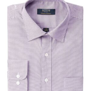 Arrow Men Solid Purple Shirts