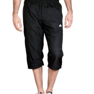 ADIDAS Men Black 3/4 Length Pants