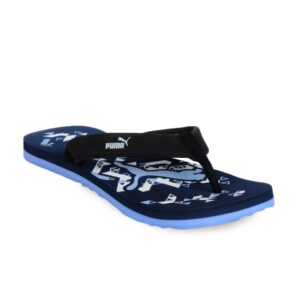 Puma Men Triangle Navy Blue Flip Flops